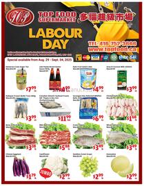 Top Food Supermarket flyer week 35 Page 1
