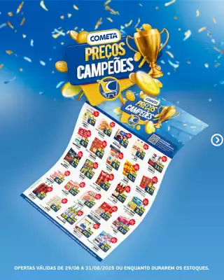 Catálogo Cometa Supermercados (válido até 31-08)