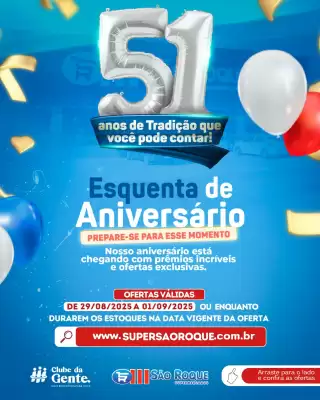Catálogo São Roque Supermercados (válido até 1-09)