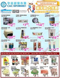 C&C Supermarket flyer week 35 Page 1