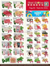 First Choice Supermarket flyer week 35 Page 1