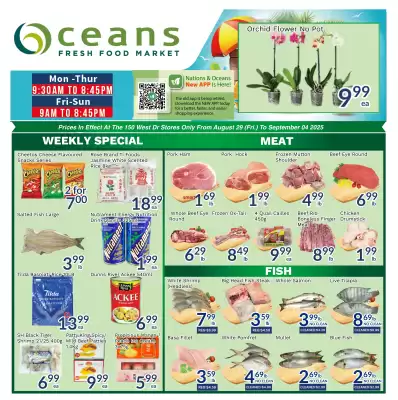 Oceans Fresh Food Market flyer