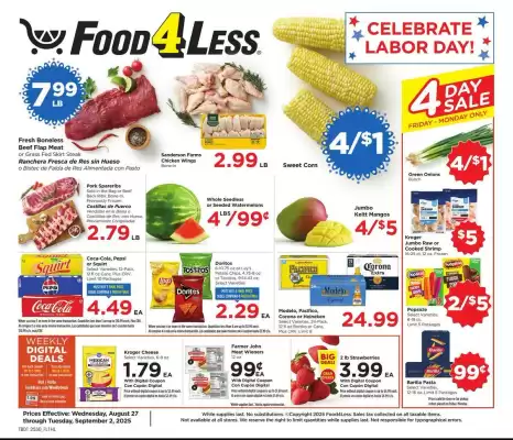 Food 4 Less Weekly Ad (valid until 2-09)
