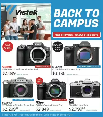 Vistek flyer (valid until 25-09)