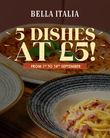 Bella Italia leaflet Page 1