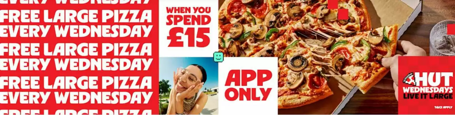 Pizza Hut leaflet (valid until 18-09)