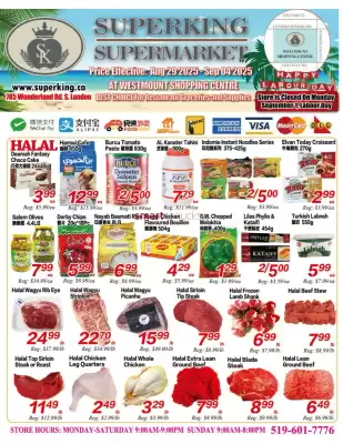 Superking Supermarket flyer (valid until 4-09)