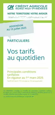 Catalogue Crédit Agricole (valable jusqu'au 31-12)