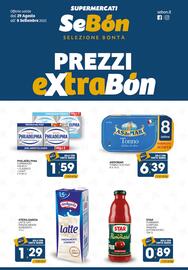 Volantino SeBón Supermercati Pagina 1