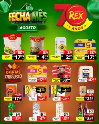 Catálogo Supermercados Rex (válido até 31-08)