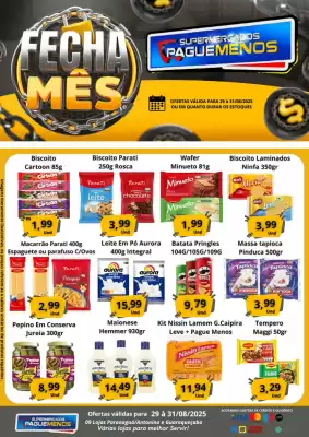 Catálogo Supermercados Pague Menos (válido até 31-08)