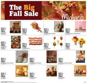 Michaels flyer week 35 Page 1