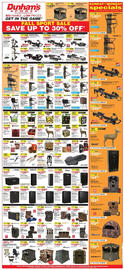 Dunham's Sports Weekly Ad week 35 Page 1
