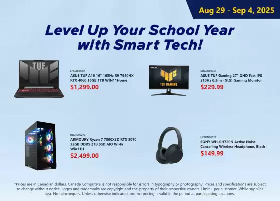 Canada Computers flyer (valid until 4-09)