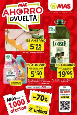 Folleto Supermercados MAS (válido hasta el 30-09)