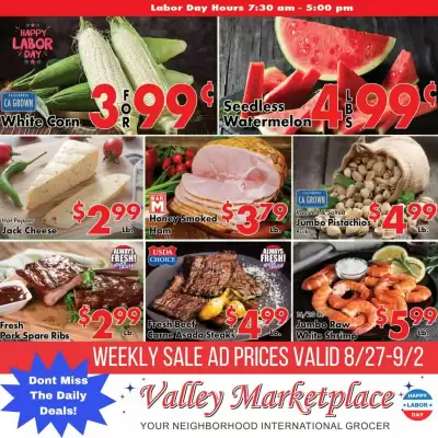 Valley Marketplace ad (valid until 2-09)