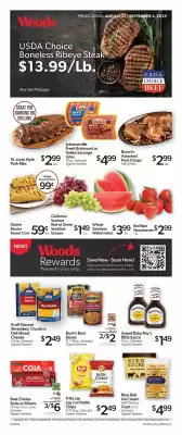 Woods Supermarket Weekly Ad (valid until 2-09)
