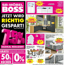 Möbel Boss Prospekt woche 35 Seite 1