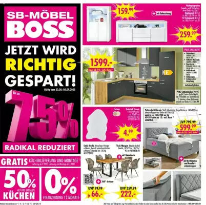 Möbel Boss Prospekt (gültig bis 5-09)