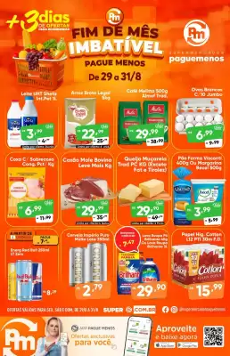 Catálogo Supermercados Pague Menos (válido até 31-08)