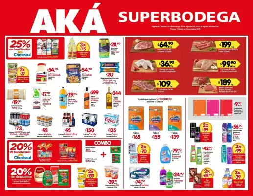 Catálogo AKÁ Superbodega (válido hasta 31-08)