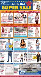 Boscov's Weekly Ad week 35 Page 1
