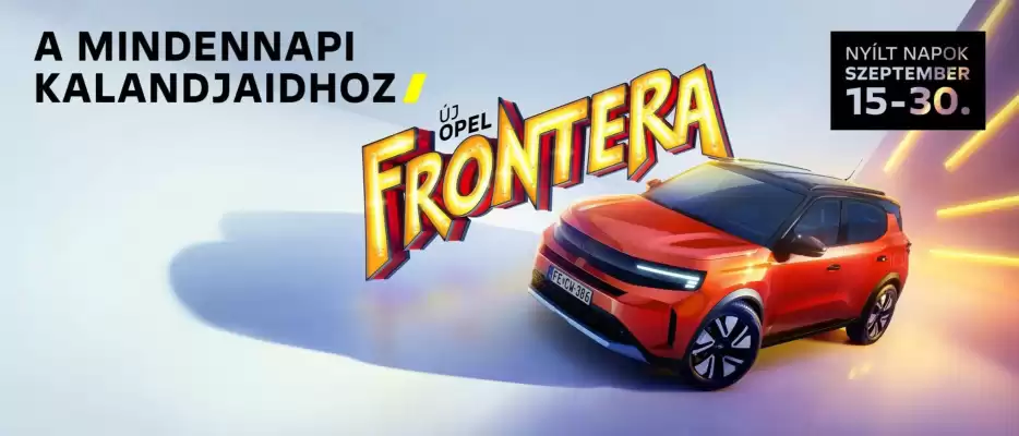 Opel akciós újság (érvényes eddig: 30-09)
