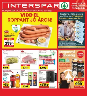 Interspar akciós újság (érvényes eddig: 10-09)