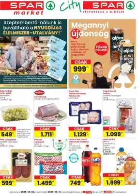 Spar Market akciós újság (érvényes eddig: 10-09)