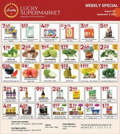 Lucky Supermarket flyer Page 1