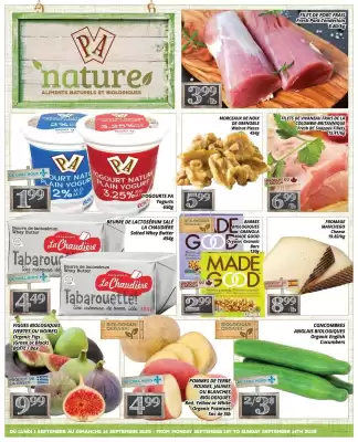 Supermarché PA flyer (valid until 14-09)
