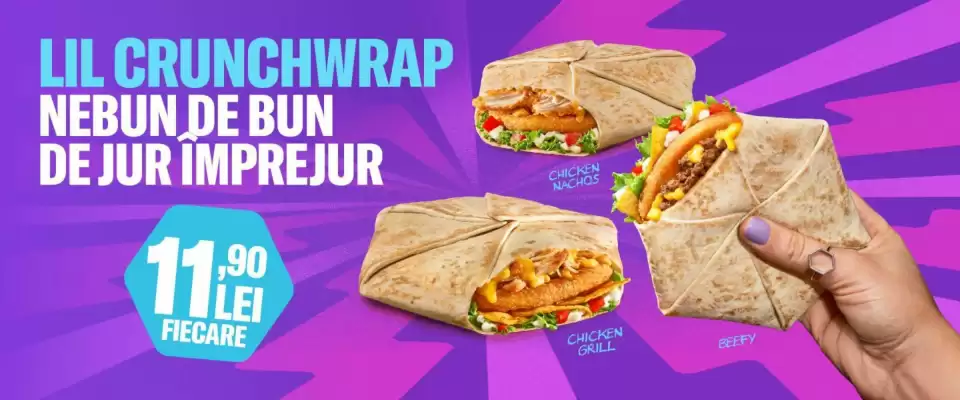 Catalog Taco Bell (valid până la 11-09)