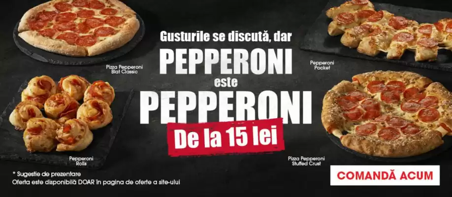 Catalog Pizza Hut (valid până la 11-09)