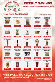 Hong Kong Food Market flyer week 35 Page 1