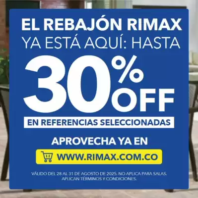 Catálogo Rimax (válido hasta 31-08)