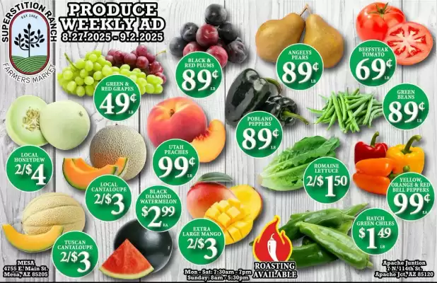Superstition Ranch Farmers Market Weekly Ad (valid until 2-09)