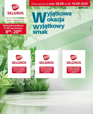 Selgros gazetka (ważność do 10-09)