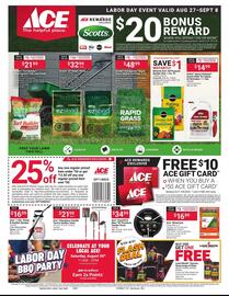 Ace Hardware Weekly Ad Page 1