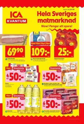 ICA Kvantum reklamblad (giltig till och med 7-09)