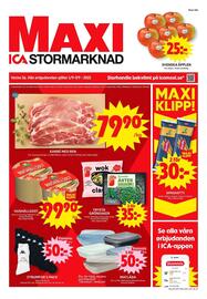 ICA Maxi reklamblad vecka 36 Sida 1