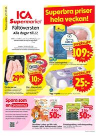 ICA Supermarket reklamblad vecka 36 Sida 1