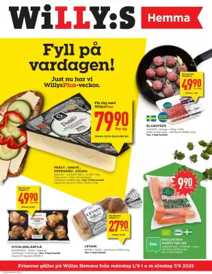 Willys Hemma reklamblad (giltig till och med 7-09)