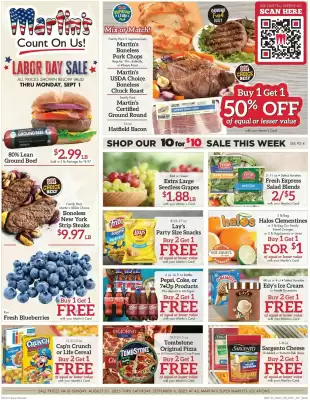 Martin's Super Markets Weekly Ad (valid until 6-09)