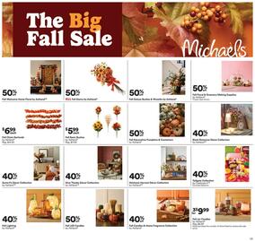 Michaels Weekly Ad week 36 Page 1