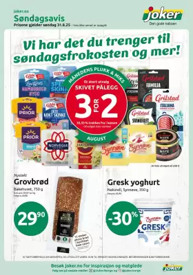 Joker kundeavis (gyldig til 31-08)