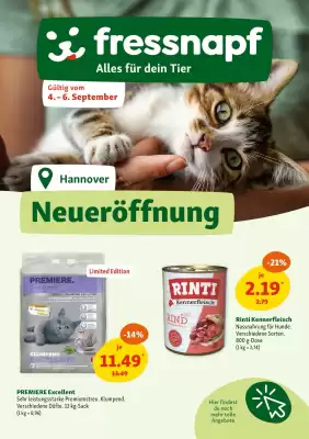 Fressnapf Prospekt (gültig bis 6-09)