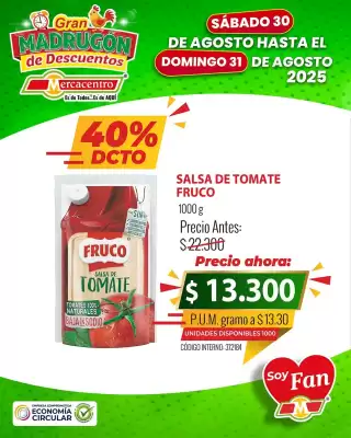 Catálogo MercaCentro (válido hasta 31-08)