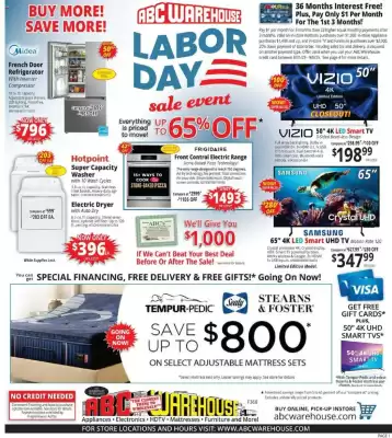 ABC Warehouse Weekly Ad (valid until 6-09)