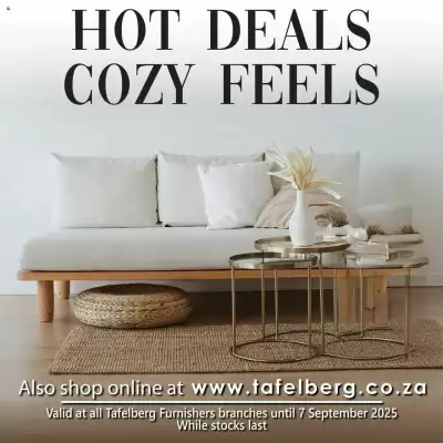 Tafelberg Furnishers catalogue (valid until 31-08)
