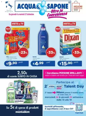 Volantino Acqua & Sapone (valido fino al 23-09)